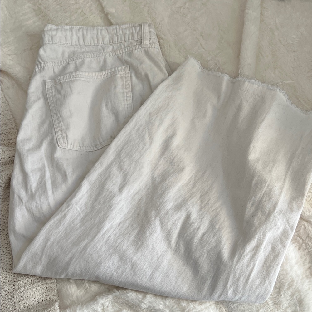 Old Navy White Denim Baggy Jeans